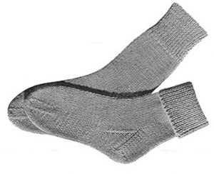 Children’s knitted socks pattern