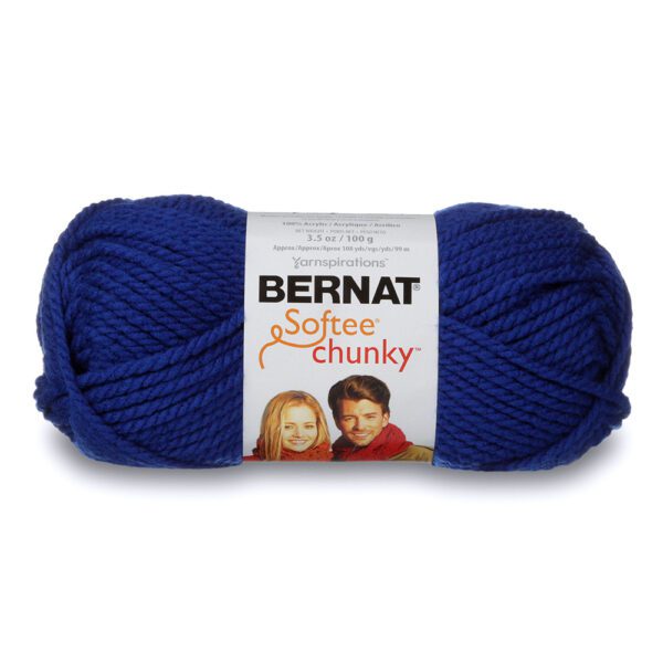 Royal blue bernat softee chunky