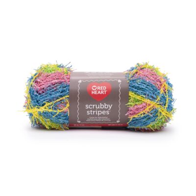 Fruity red heart scrubby stripes balll scaled