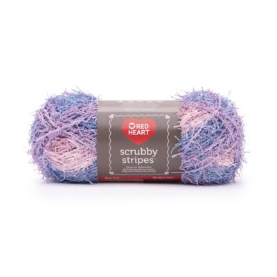 Sweet pea red heart scrubby stripes ball scaled