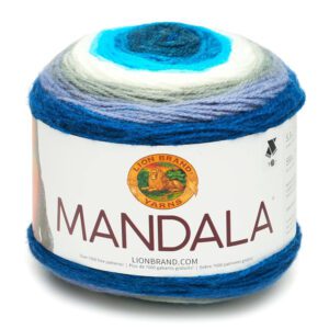 Mermaid - lion brand mandala yarn