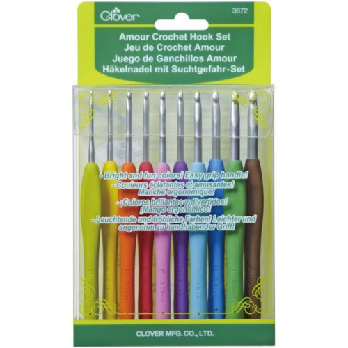 Clover Crochet Hook Set 10 Pack American Yarns