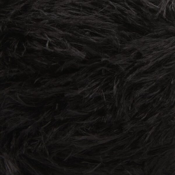 Black premier eyelash yarn