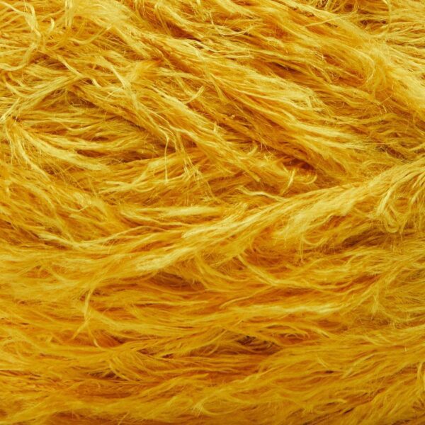 Gold premier eyelash yarn