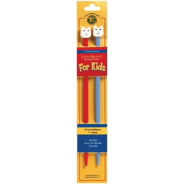 Lion brand knitting needles for kids