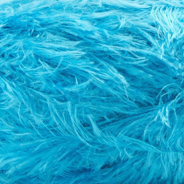 Turquoise premier eyelash yarn