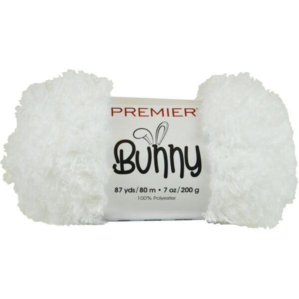 White premier bunny yarn 1
