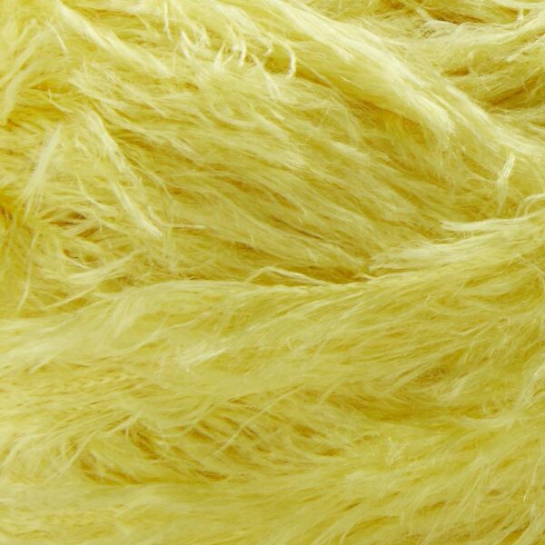 Yellow premier eyelash yarn
