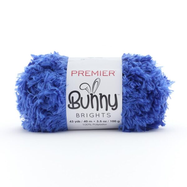Blue premier bunny yarn