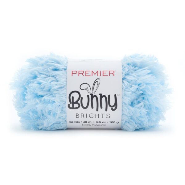 Light blue premier bunny yarn 1