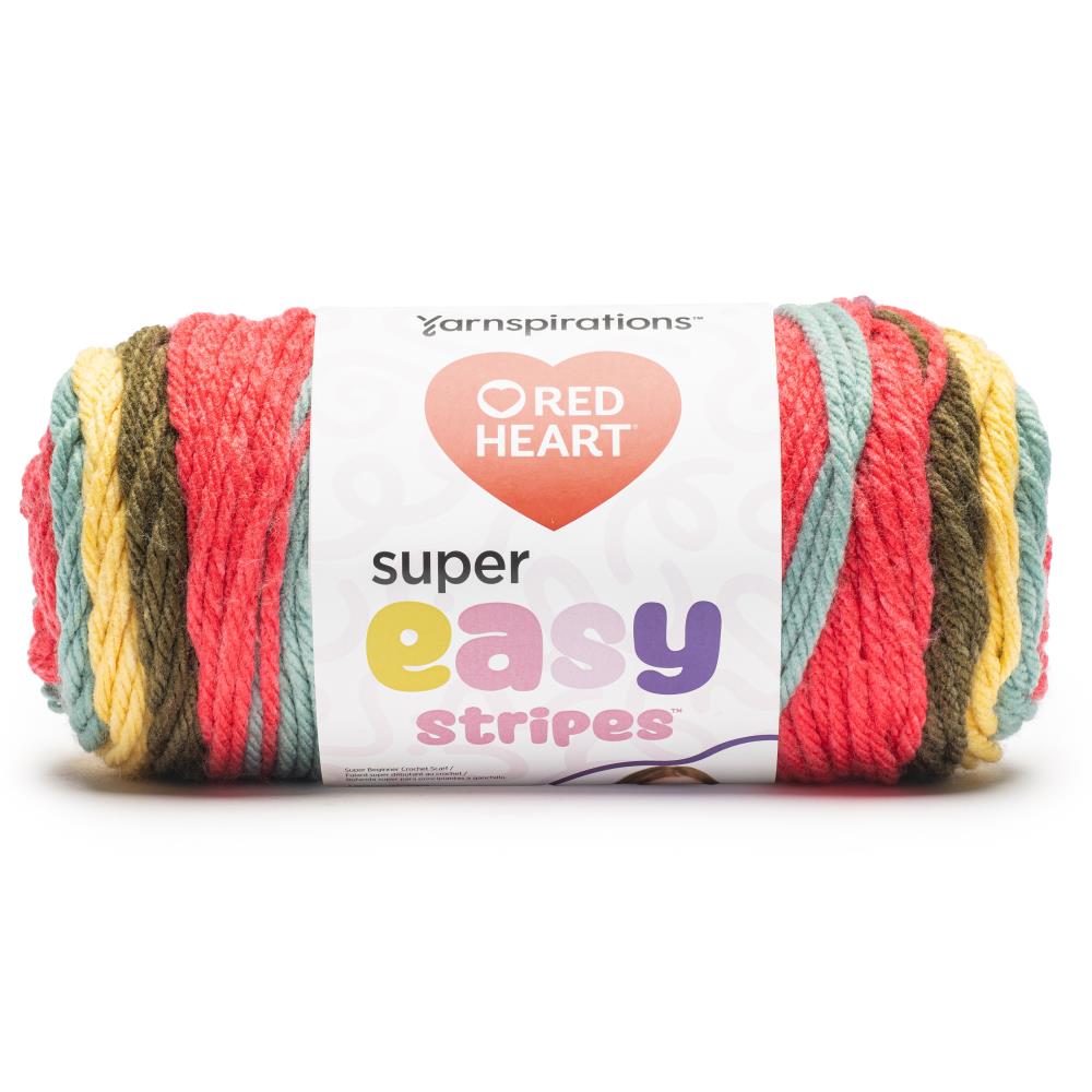 Red Heart Super Easy Stripes 1 Red heart super easy stripes