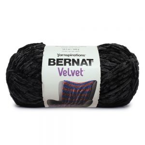 Bernat velvet yarn - blackbird