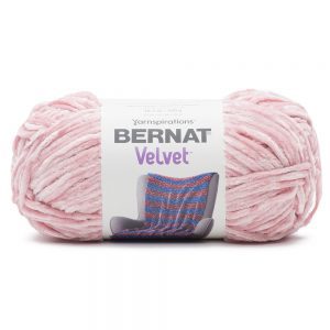 Bernat velvet yarn - quit pink