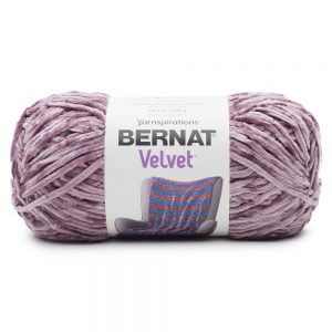 Bernat velvet yarn - shadow purple