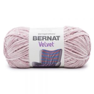 Bernat velvet yarn - smokey violet