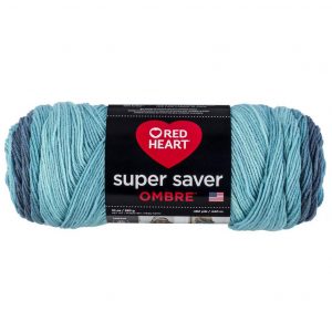 Blue tiful - red heart super saver yarn