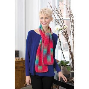 Fashion accessories - leisure arts - red heart scarf 2