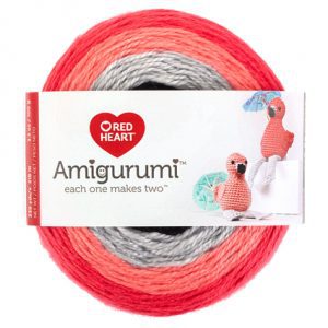 Flamingo - red heart amigurumi yarn