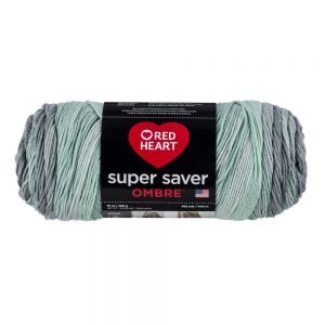 Fresh mint - red heart super saver ombre yarn