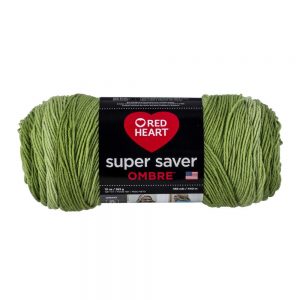 Green apple - red heart super saver ombre yarn