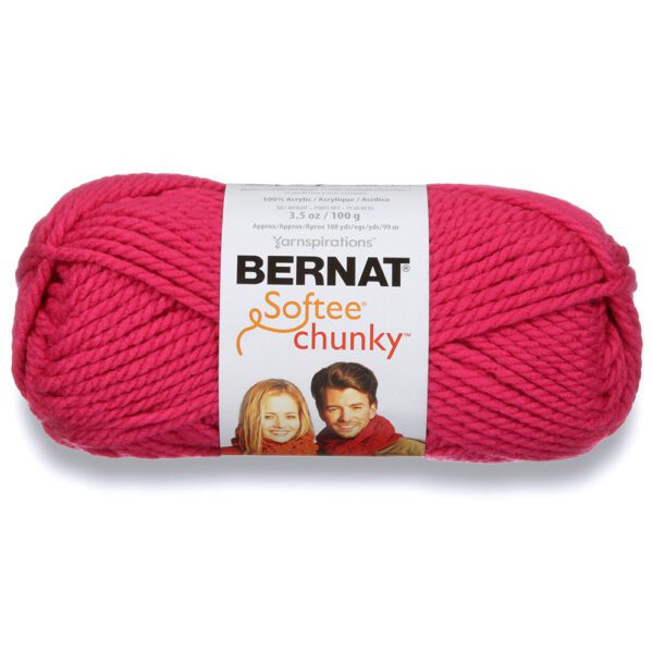 Hot pink - bernat softee chunky