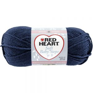 Navy - red heart soft baby steps yarn