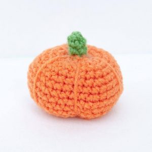 One-piece amigurumi pumpkin