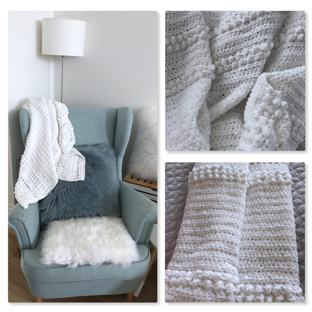 Bernat Baby Velvet Yarn - Baby Blanket Crochet Pattern