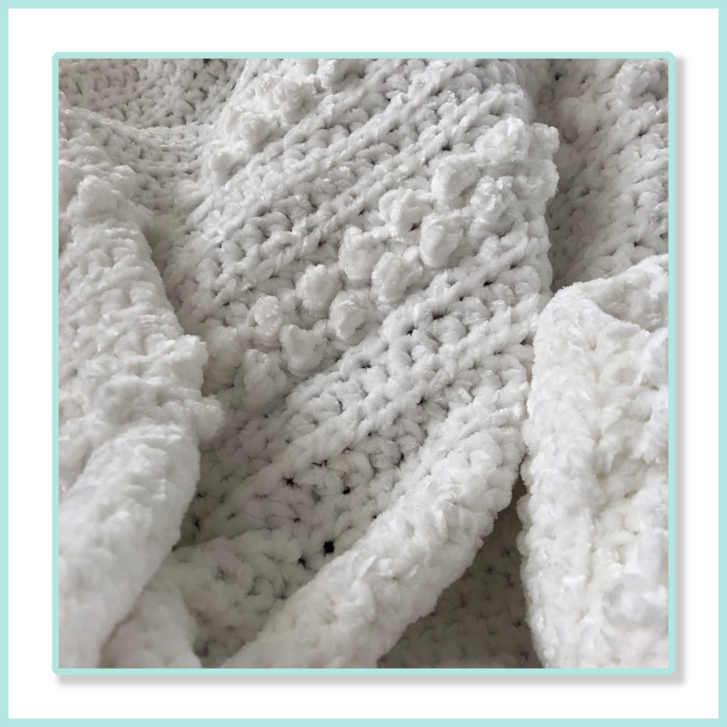 how crochet tr Love Bernat Touch:  Review at First American  Velvet Yarn
