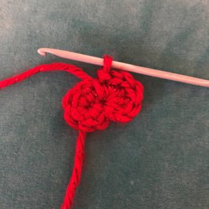 Poppy flower crochet pattern 3