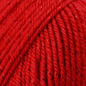 Red sparkle - caron simply soft party