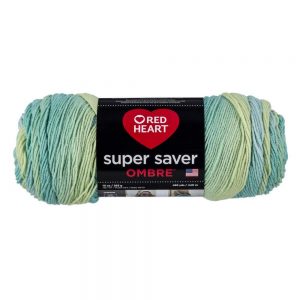 Seaside - red heart super saver ombre yarn