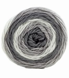Sweet rolls yarn - silver