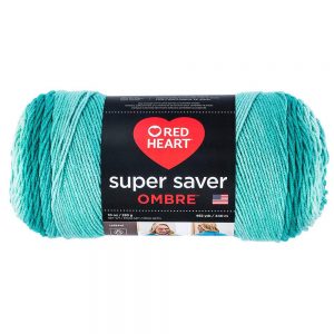 Spearmint-red heart super saver ombre
