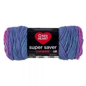 Sweet treat - red heart super saver ombre yarn