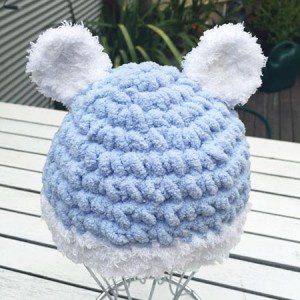 Baby hat with ears web