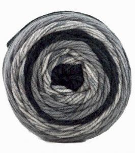 Sweet rolls yarn - blackpepper