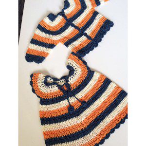 Boy girl crochet dress jacket
