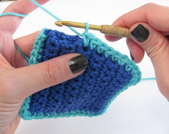 crochet dishcloth