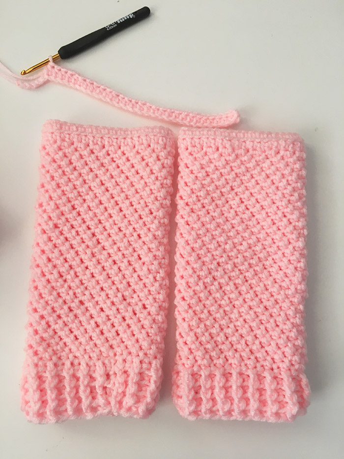 crochet leg warmers crunchy stitch