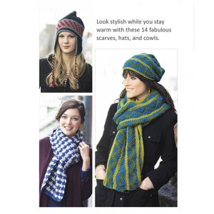 Hats & scarves crochet book inner pages 1