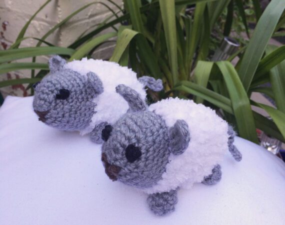 crochet toy woolley the sheep