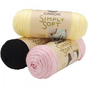 Caron simply soft yarn multicolor