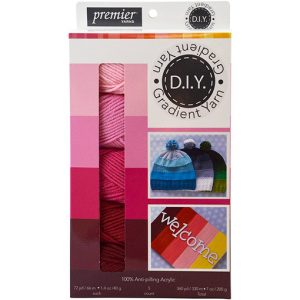 Premier yarn diy gradient yarn pink