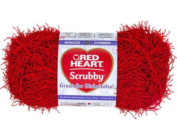 Red Heart Scrubby Yarn