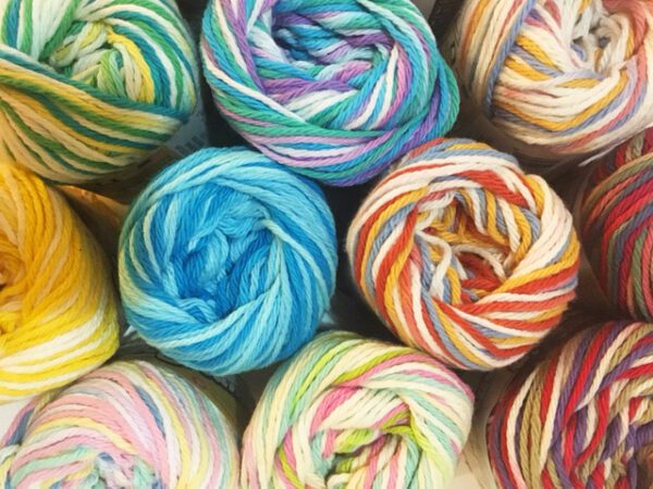 Yarn in different colours